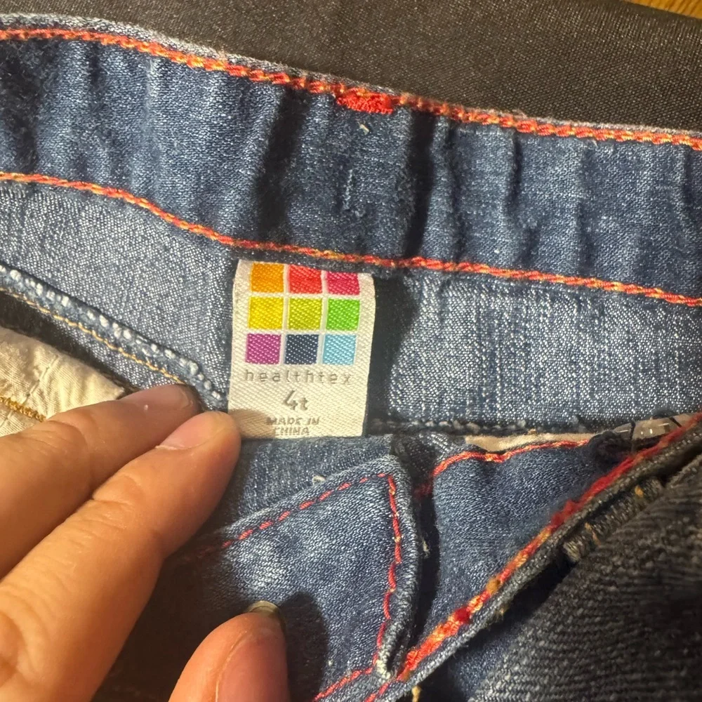 Little Girls Size 4T‎ Blue Denim Jeans/ Pants Lot